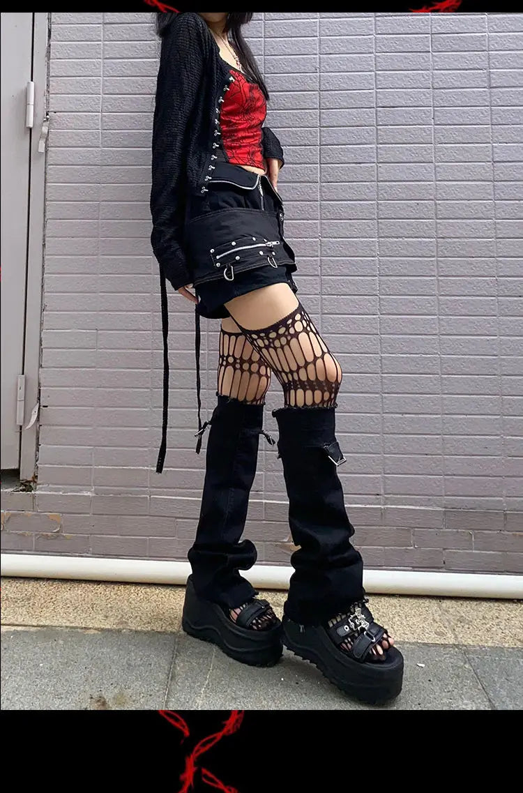 Long Sexy Fishnet Stockings for Women | Embrace Gothic Style