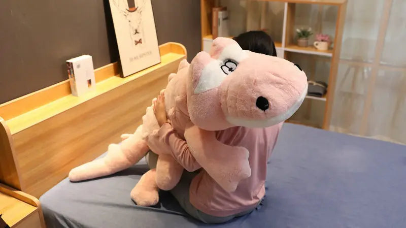 Lifelike Alligator Plush Toys | Soft Crocodile Filled Cushions
