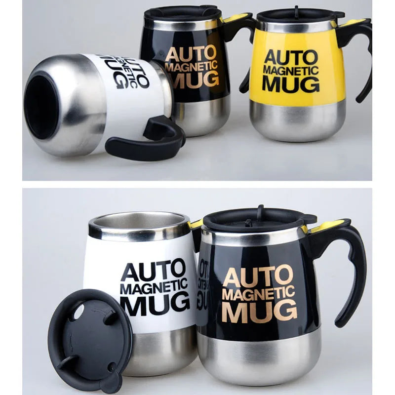 Taza eléctrica autoagitadora | Mezclador inteligente para café y leche