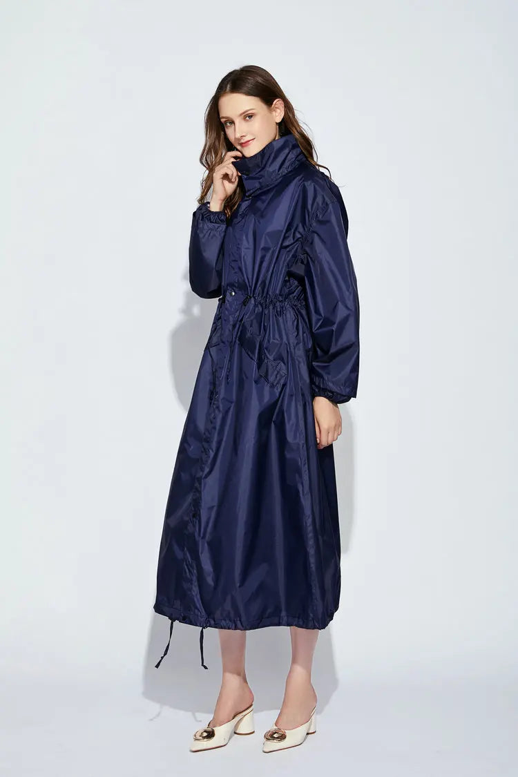 Breathable Waterproof Long Rain Coat Poncho for All Weather