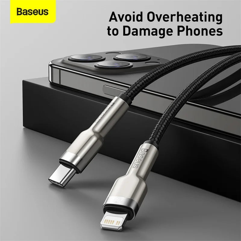 20W Fast Charging USB-C Cable for iPhone & iPad | High-Speed Data Transfer