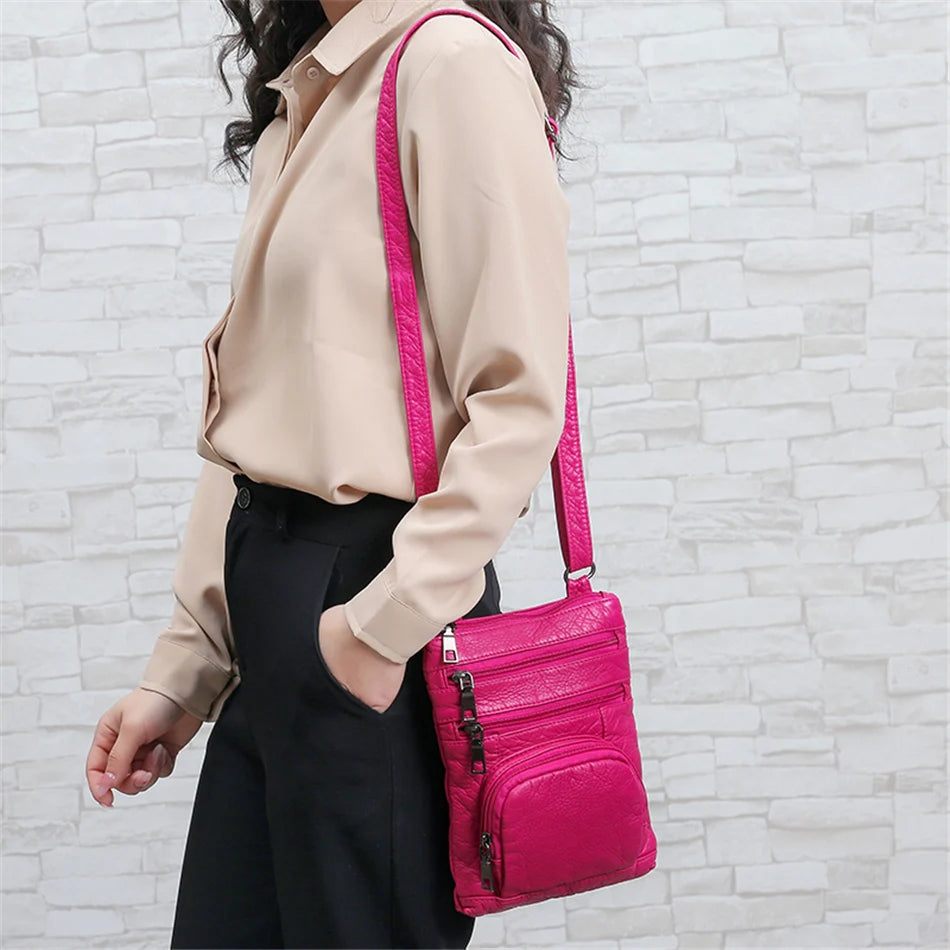 Bolso Bandolera con Múltiples Bolsillos para Mujer | Moderno y Versátil