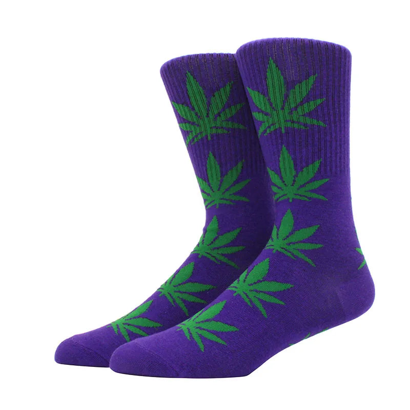 Men's Fashionable Hemp Cotton Crew Socks | Stylish Everyday Wear