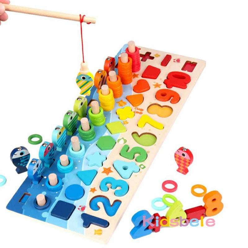 Kids Montessori Math Toys | Educational Wooden Puzzle & Games