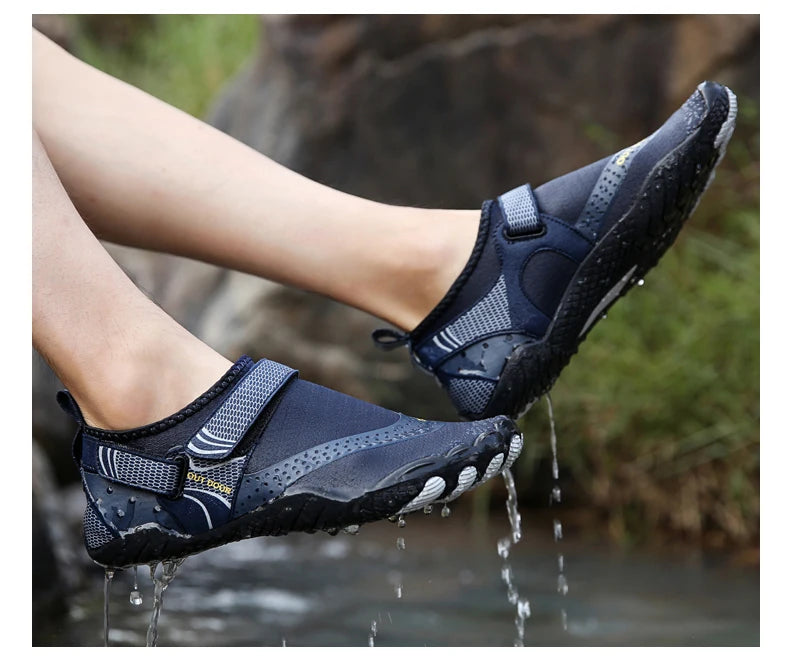 Unisex Swimming Water Shoes Men Barefoot Outdoor Beach Sandals Upstream Aqua Shoes Plus Size Nonslip River Sea Diving Sneakers