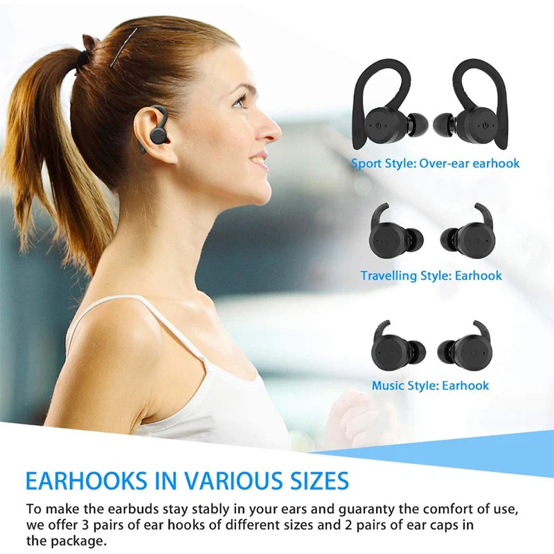Waterproof Bluetooth Earphones | 20 Hours Playtime & Comfort Fit