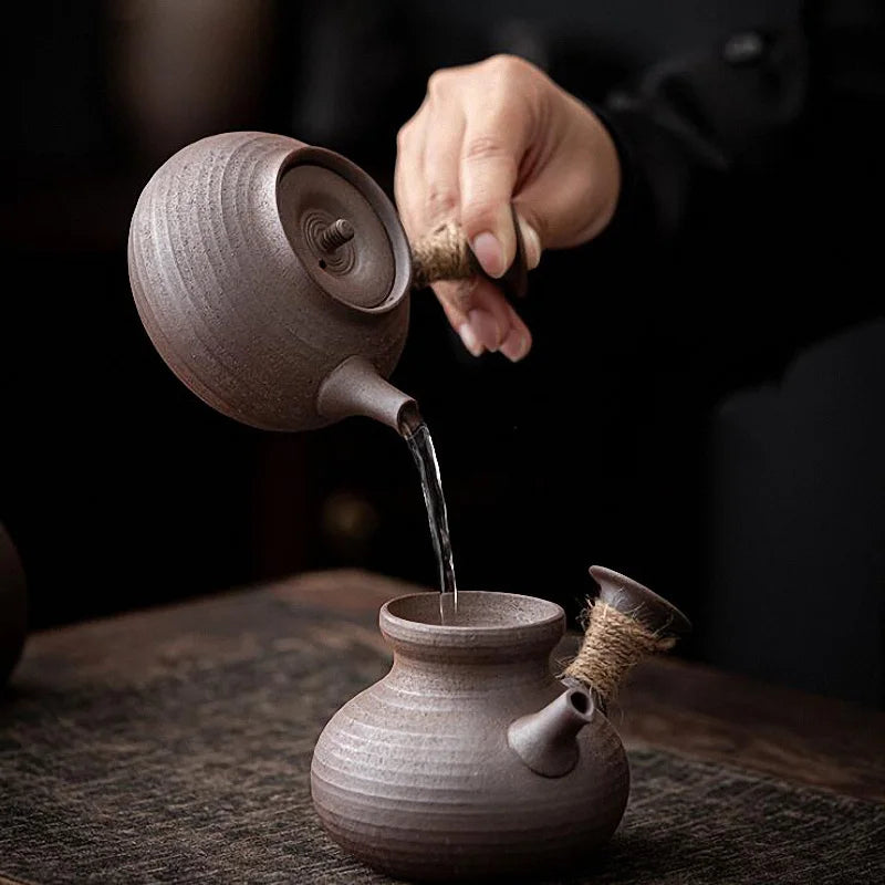 Japanese Style Retro Ceramic Teapot | Vintage Tea Service
