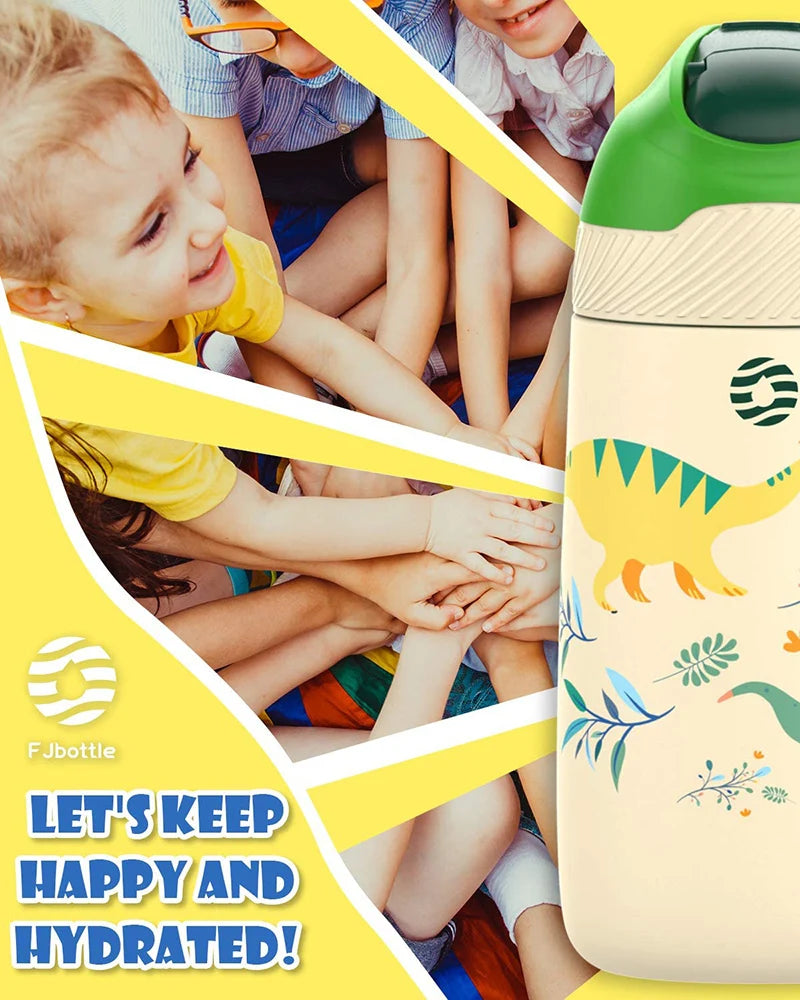 Vacuum Water Bottle for Children | BPA Free, Healthy Straw Design