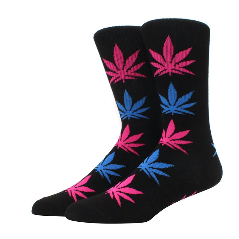 Men's Fashionable Hemp Cotton Crew Socks | Stylish Everyday Wear