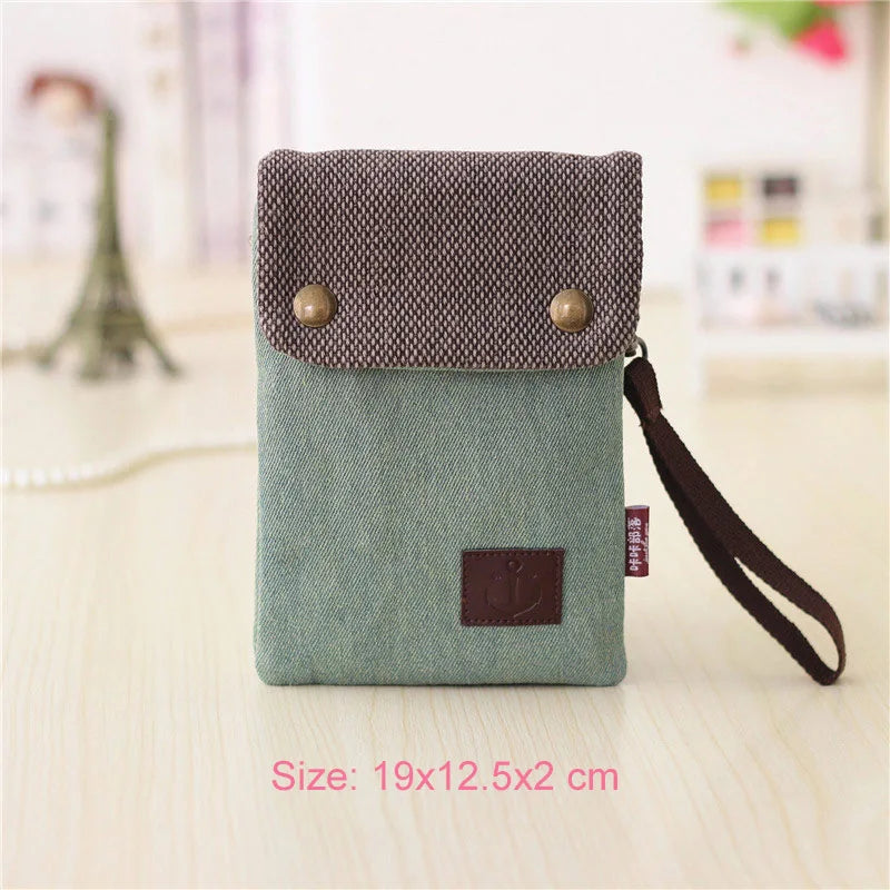 Stylish Denim Messenger Bag for Men and Women | Versatile Shoulder Clutch