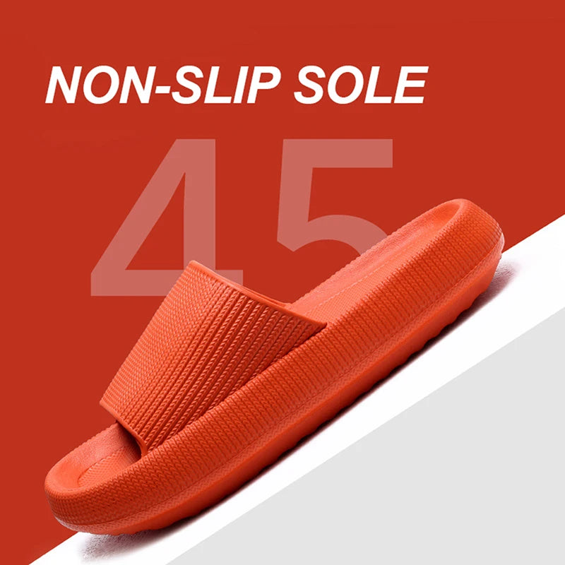 Super Soft Platform Cloud Slippers for Women | Comfy Bathroom Slides