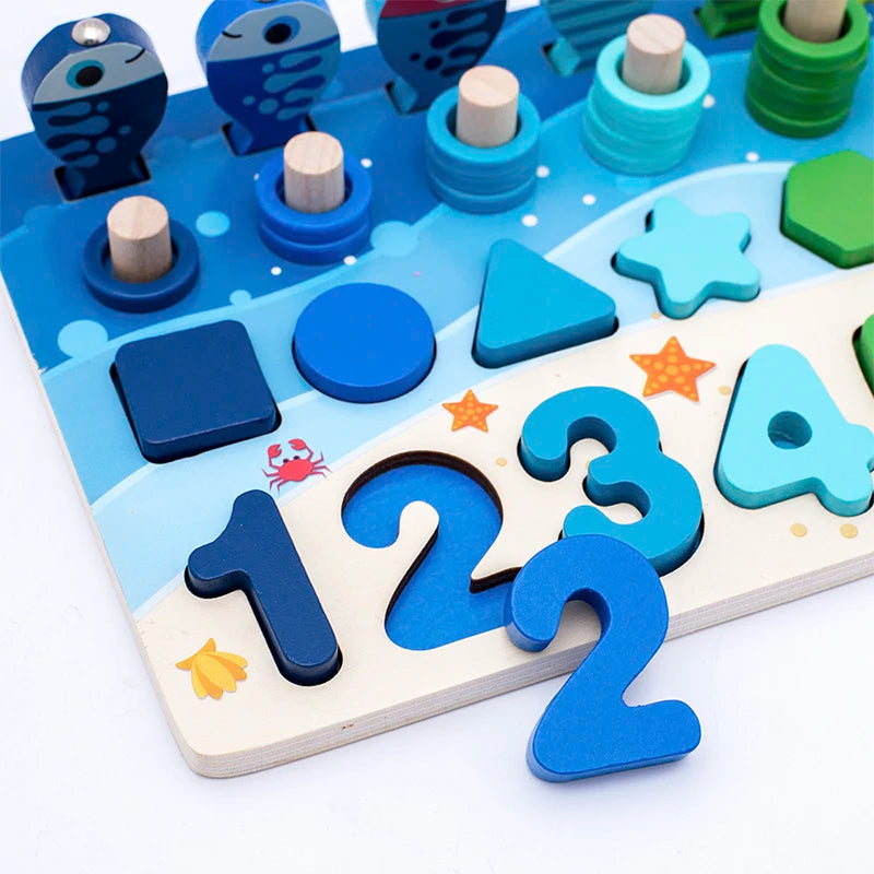 3D Montessori Arithmetic Fishing Toys | Fun Educational Playtime