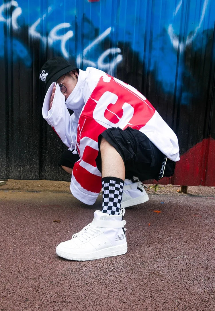 Trendy Checkerboard Socks for Men & Women | Unisex Streetwear Style