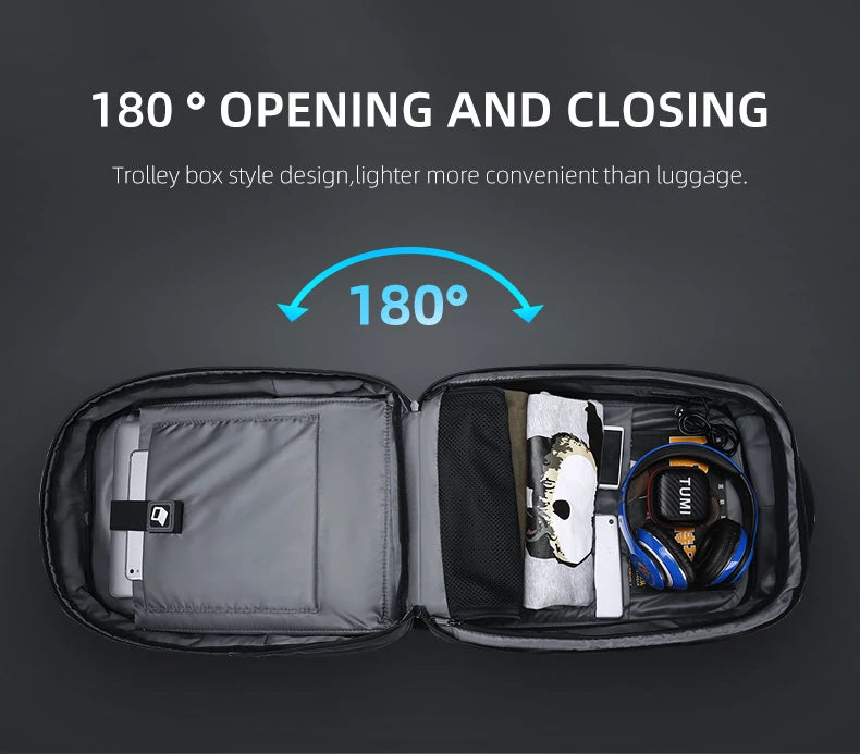 Waterproof Anti-Theft Laptop Backpack | USB Charging Business Bag