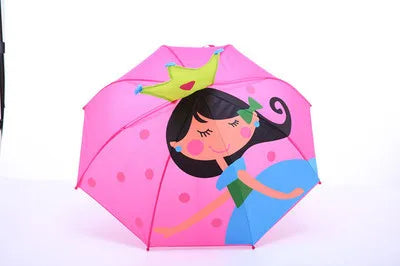 Cute Cartoon Children Umbrella | Fun 3D Ear Design for Kids