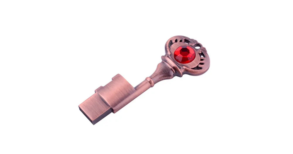 Creative Metal Love Heart USB Flash Drive | Stylish Memory Stick