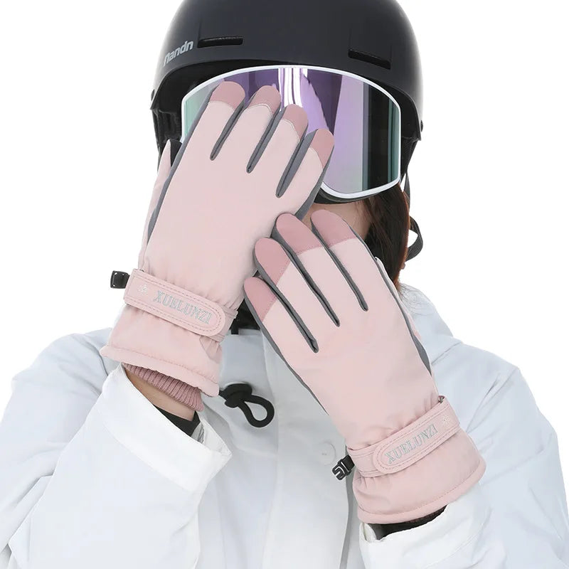 Winter Waterproof Ski Gloves | Touch Screen Warm Outdoor Gloves