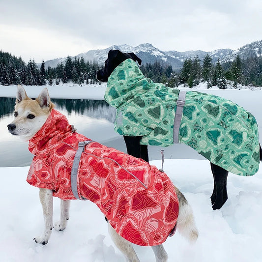 Chaqueta de invierno impermeable para perros | Chaqueta cálida y acogedora para todos los perros