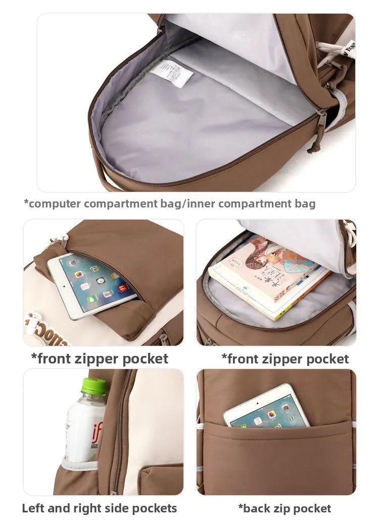 Ultra-Light Waterproof Unisex School Bag for Students | 20-36L