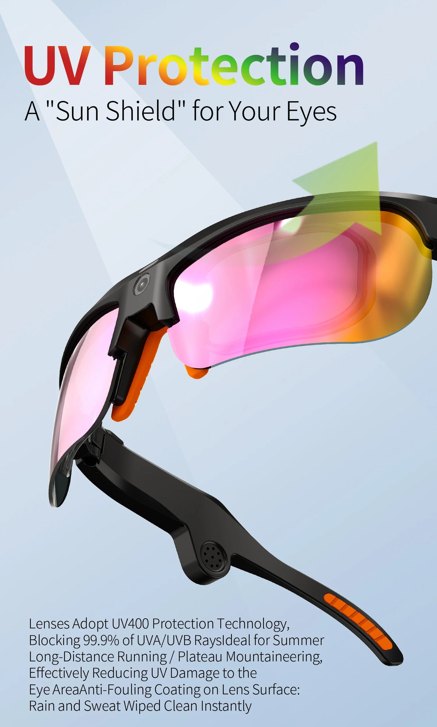 AI Smart Sports Glasses with 1080P HD Camera | Ultimate Outdoor Gear