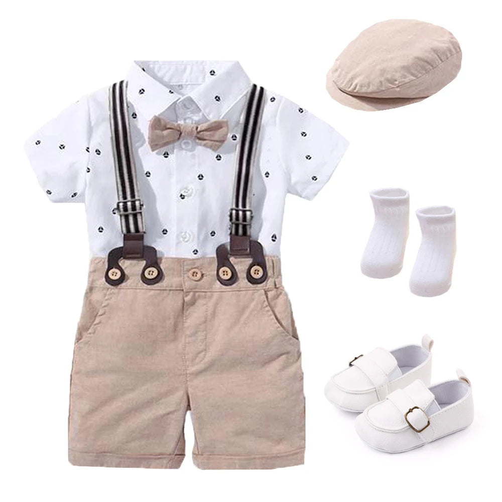 Newborn Baby Boy Romper Set | Stylish Outfit for Events