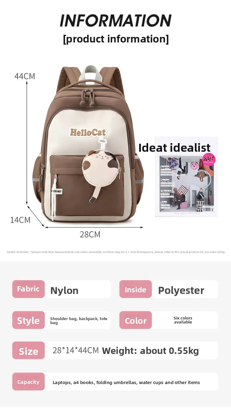 Ultra-Light Waterproof Unisex School Bag for Students | 20-36L