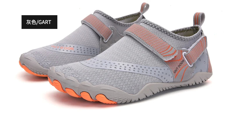 Unisex Swimming Water Shoes Men Barefoot Outdoor Beach Sandals Upstream Aqua Shoes Plus Size Nonslip River Sea Diving Sneakers