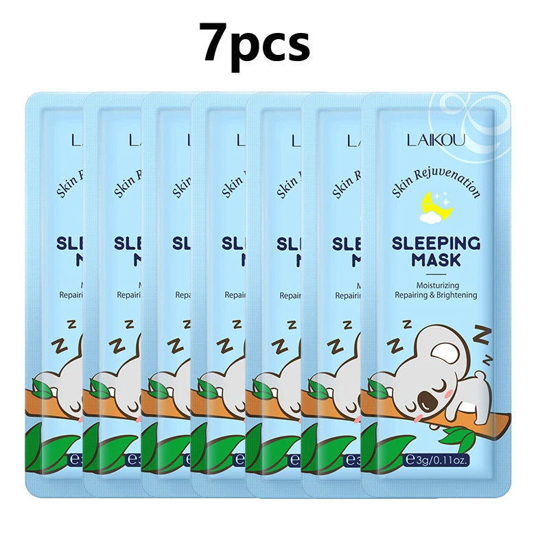 7pcs Moisturizing Facial Mask Set | Hydrating Night Masks