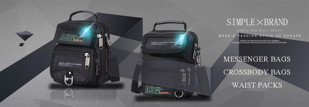 Casual Multifunctional Waterproof Messenger Bag | Perfect Travel Companion