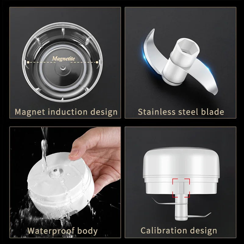 Mini Electric Meat Grinder & Garlic Crusher | Kitchen Essential