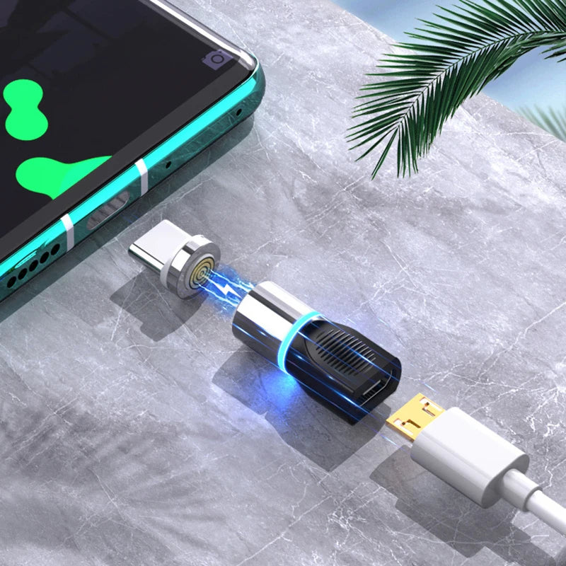 Magnetic Micro to Type C Adapter | Lightning Converter for Devices