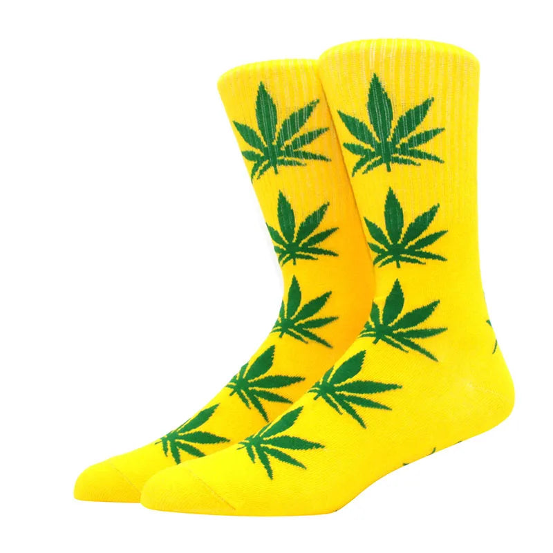 Men's Fashionable Hemp Cotton Crew Socks | Stylish Everyday Wear