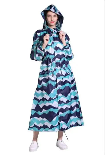 Breathable Waterproof Long Rain Coat Poncho for All Weather