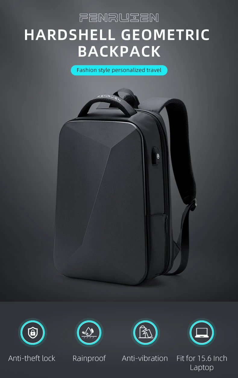 Waterproof Anti-Theft Laptop Backpack | USB Charging Business Bag