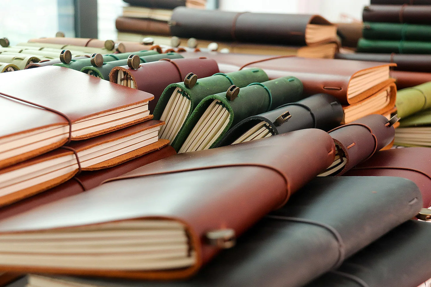 Handmade Retro Leather Cover Notebook | Travel Journal Diary