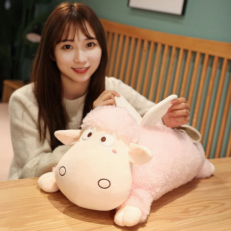 Creative Cartoon Sheep Plush Pillow | Perfect Gift for All Ages