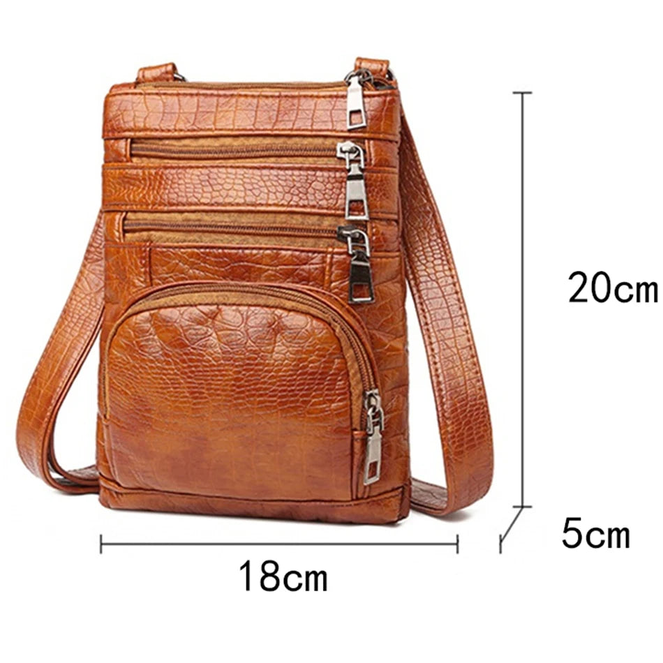 Bolso Bandolera con Múltiples Bolsillos para Mujer | Moderno y Versátil