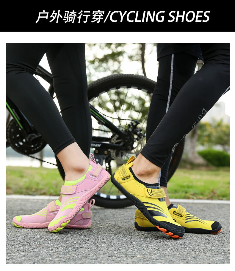 Unisex Swimming Water Shoes Men Barefoot Outdoor Beach Sandals Upstream Aqua Shoes Plus Size Nonslip River Sea Diving Sneakers