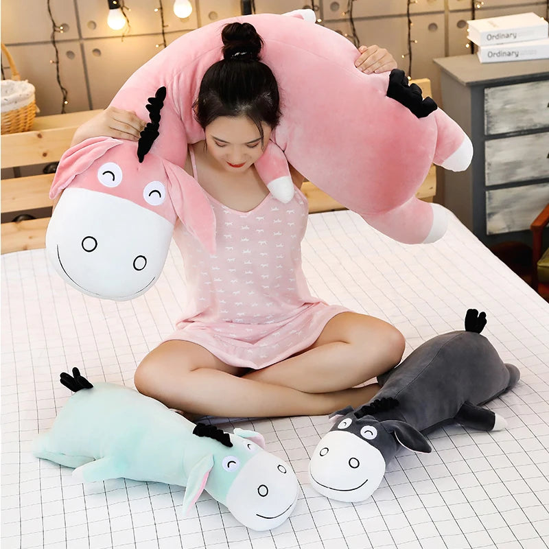 Cute Cartoon Donkey Soft Stuffed Animal Toy for Kids