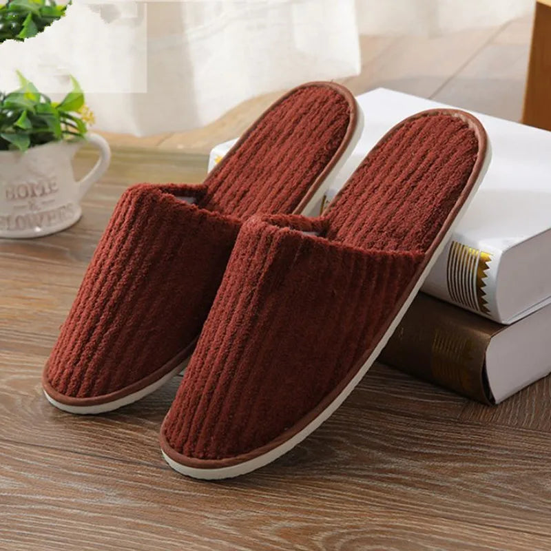 Comfortable Disposable Cotton Slippers | Hotel & Home Use