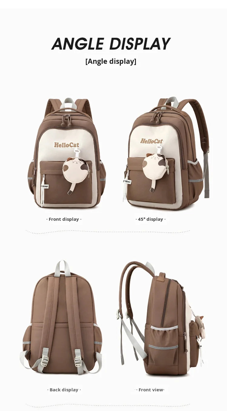 Ultra-Light Waterproof Unisex School Bag for Students | 20-36L