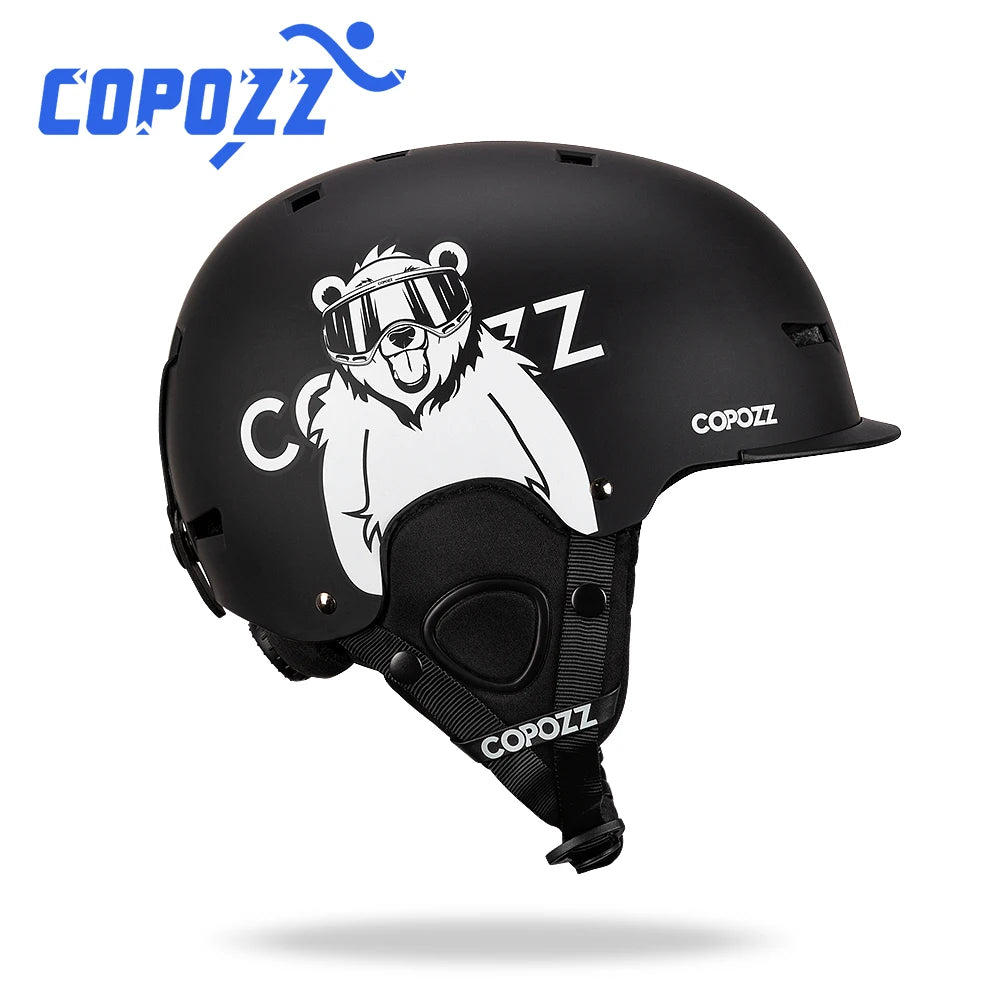 Half-Covered Anti-Impact Ski Helmet for Adults and Kids