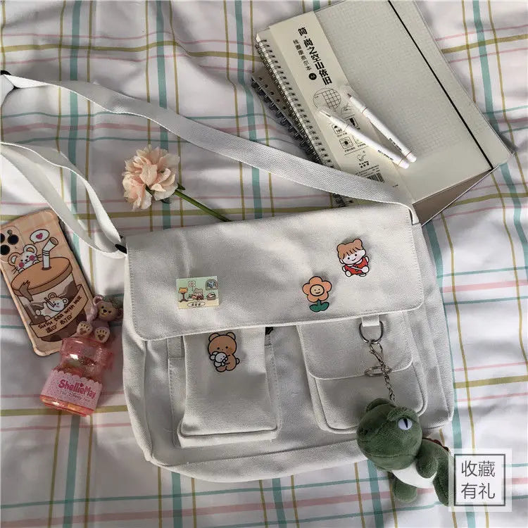 Casual Women’s Canvas Messenger Bag | Stylish & Functional Satchel