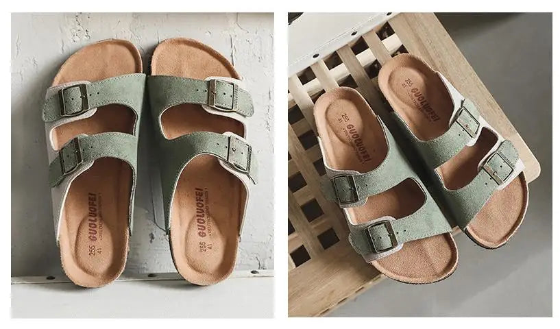 Summer Women's Casual Cork Slippers | Stylish Outdoor Slides
