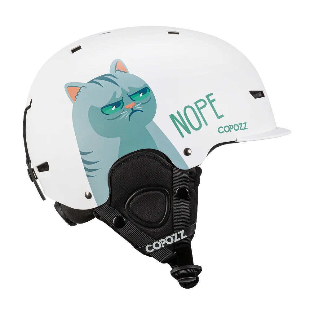 Half-Covered Anti-Impact Ski Helmet for Adults and Kids