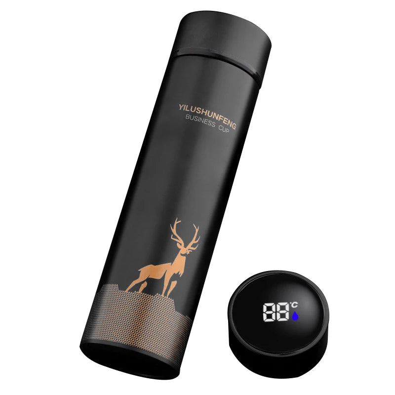 500ML Smart Thermos Water Bottle | Digital Temperature Display