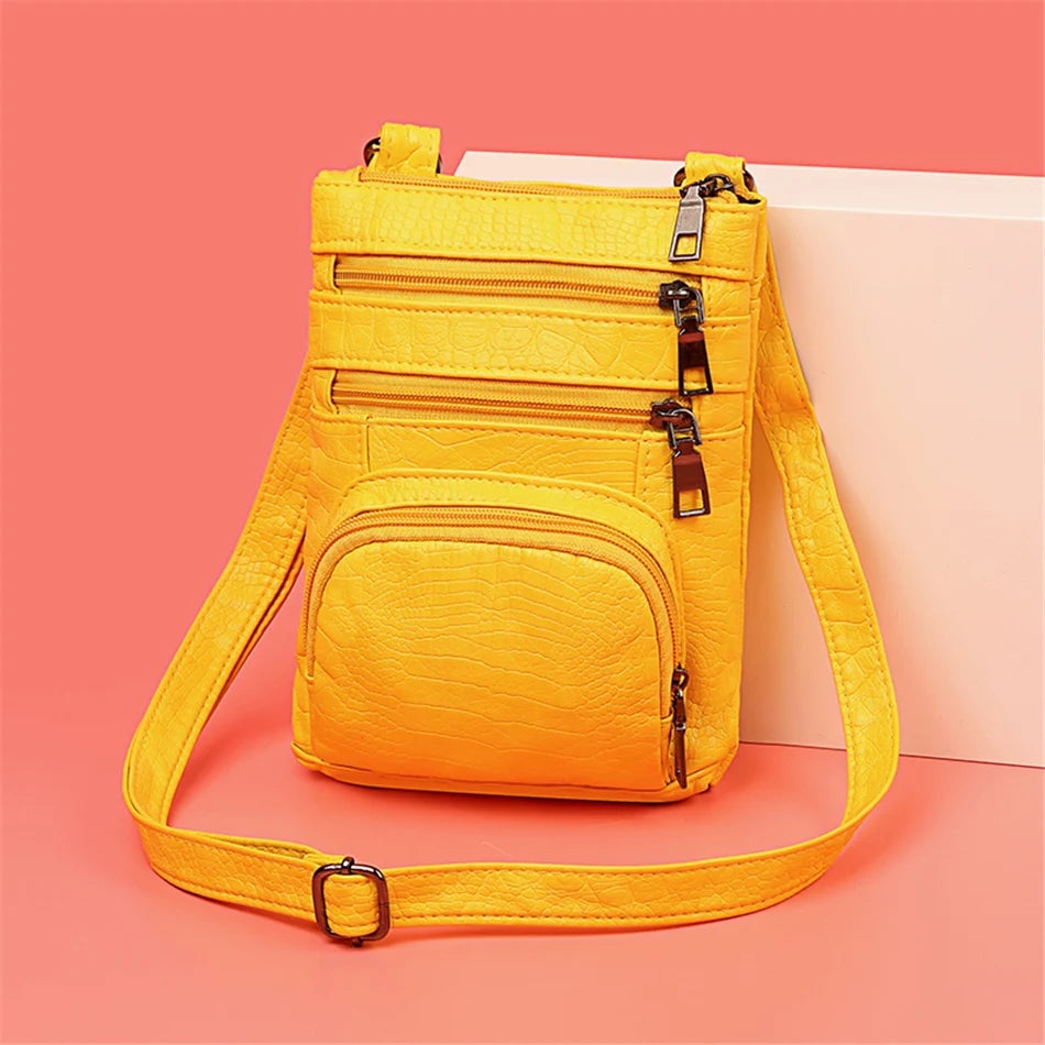 Bolso Bandolera con Múltiples Bolsillos para Mujer | Moderno y Versátil