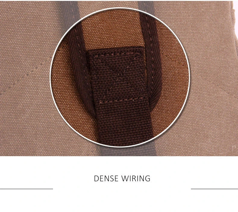 Versatile Small Canvas Backpack for Travel and School
