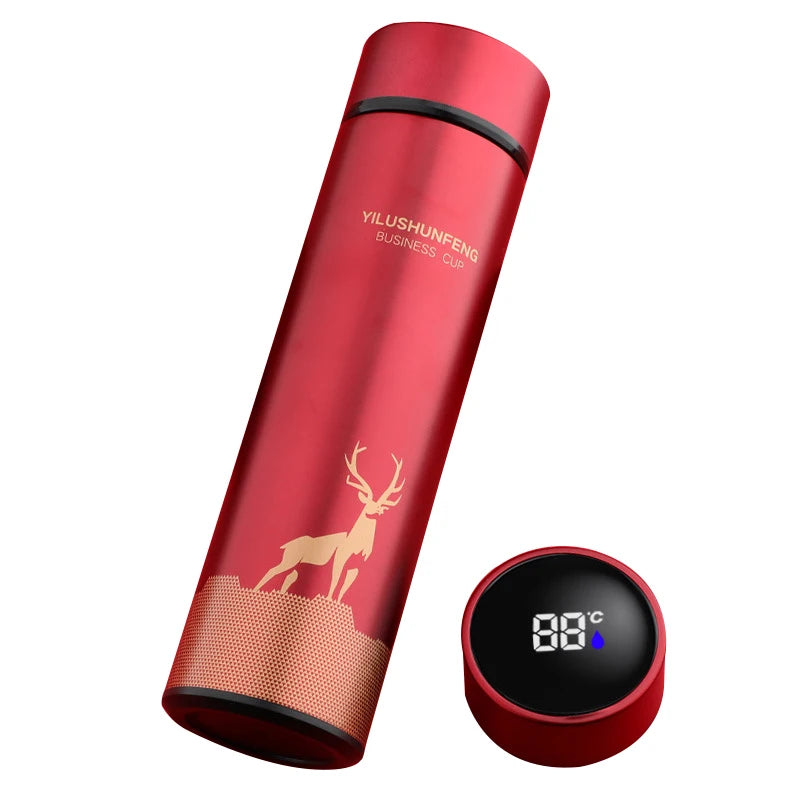 500ML Smart Thermos Water Bottle | Digital Temperature Display