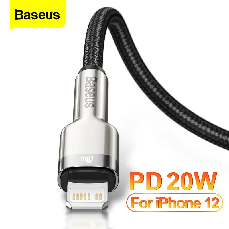 20W Fast Charging USB-C Cable for iPhone & iPad | High-Speed Data Transfer